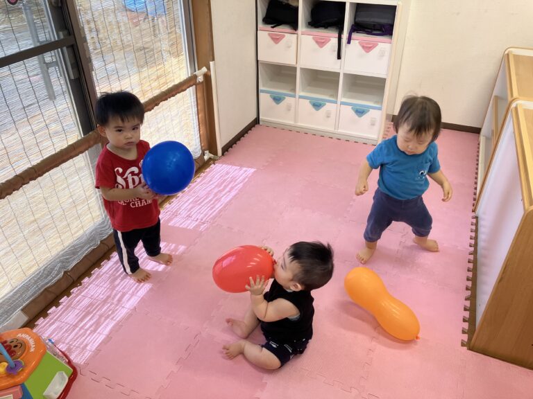 新しいお友だち（０歳児）🐳
