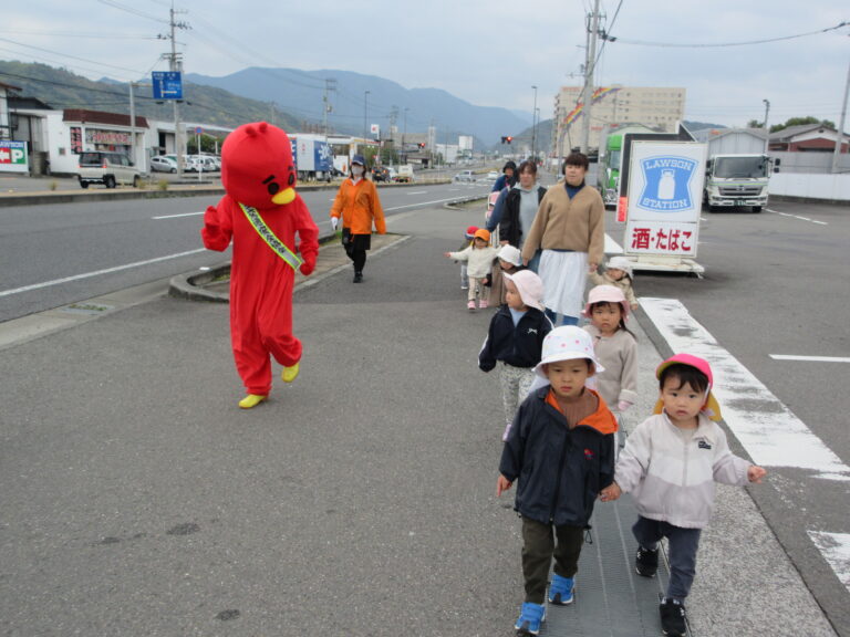 交通安全教室をしたよ